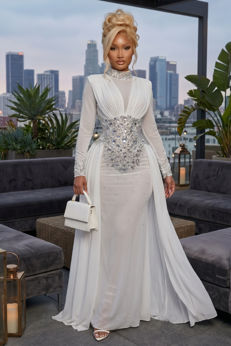 Goddess Energy Dress- White