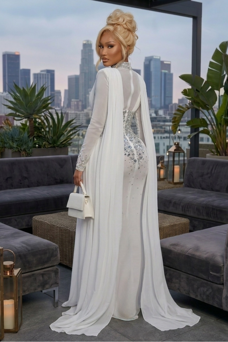 Goddess Energy Dress- White