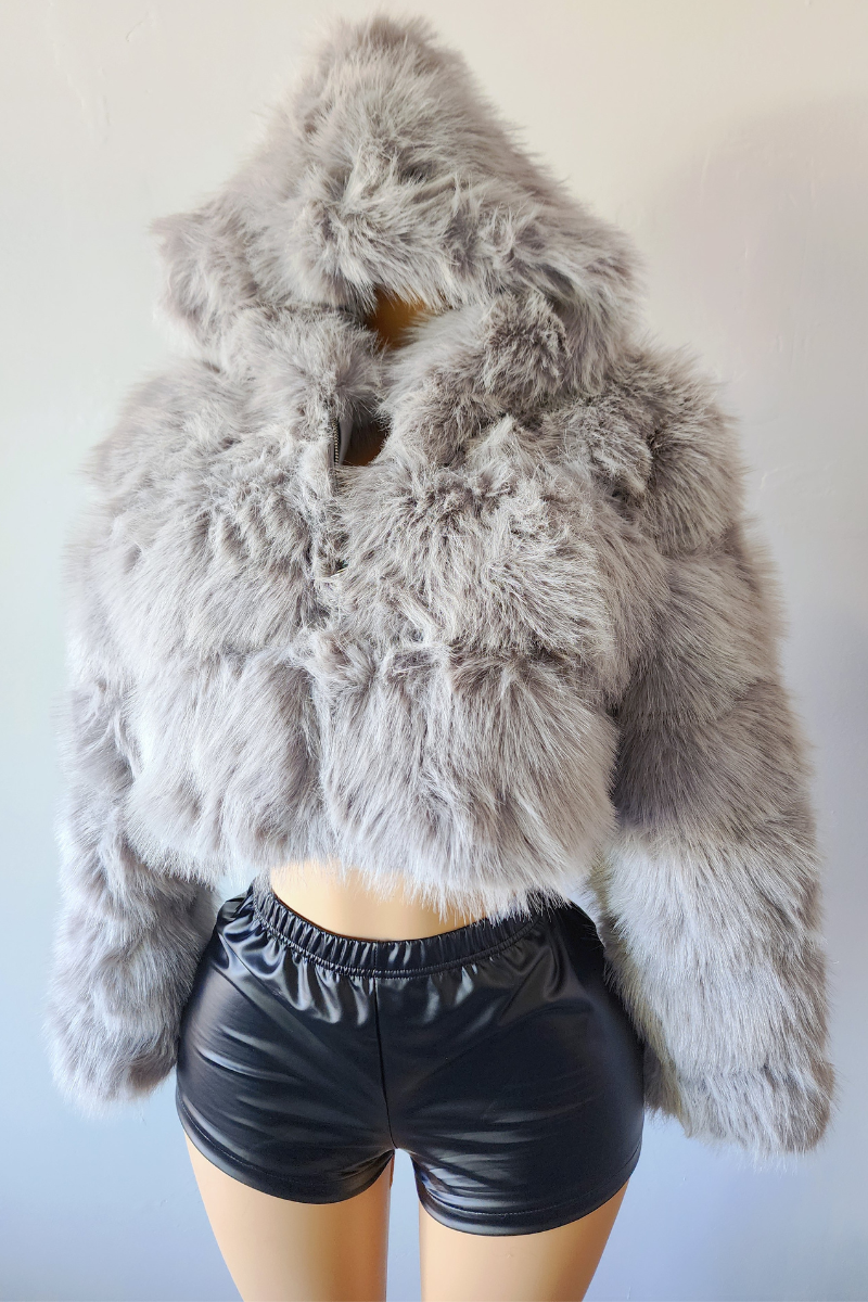 Soft Authority Jacket - LIGHT GRAY