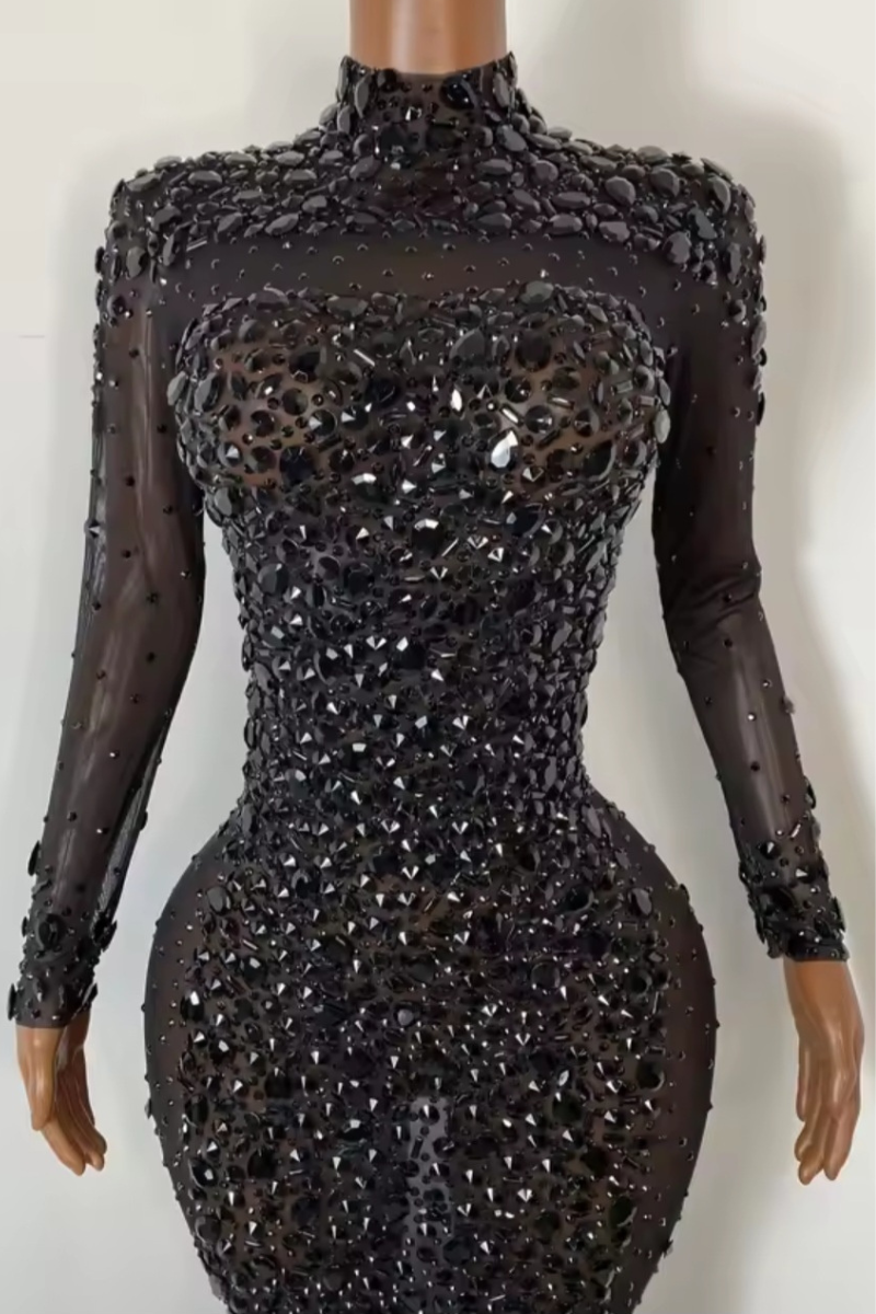 Dark Desire Dress - BLACK