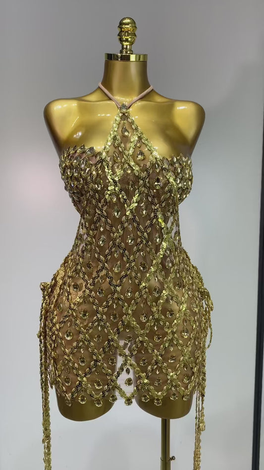 Golden Goddess Dress