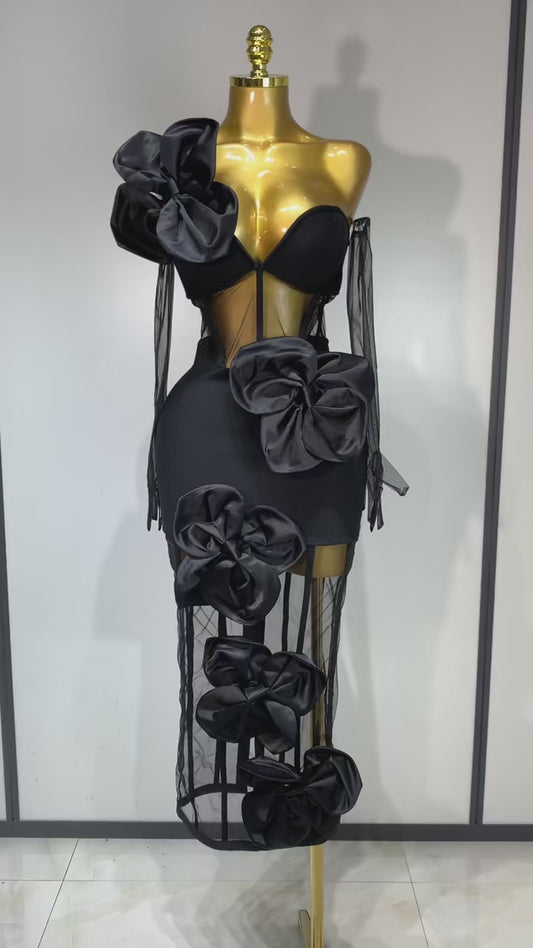 Midnight Bloom Dress