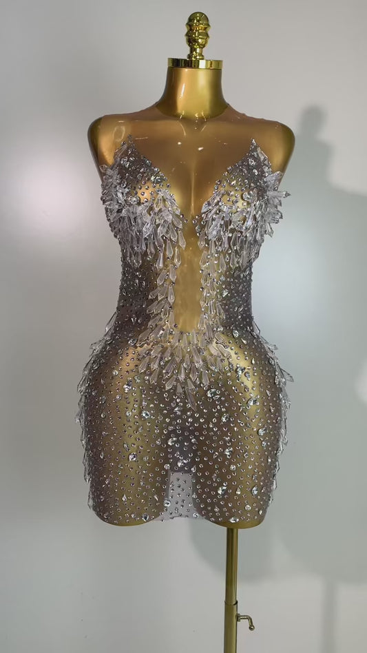 Bejeweled Diamond Dress