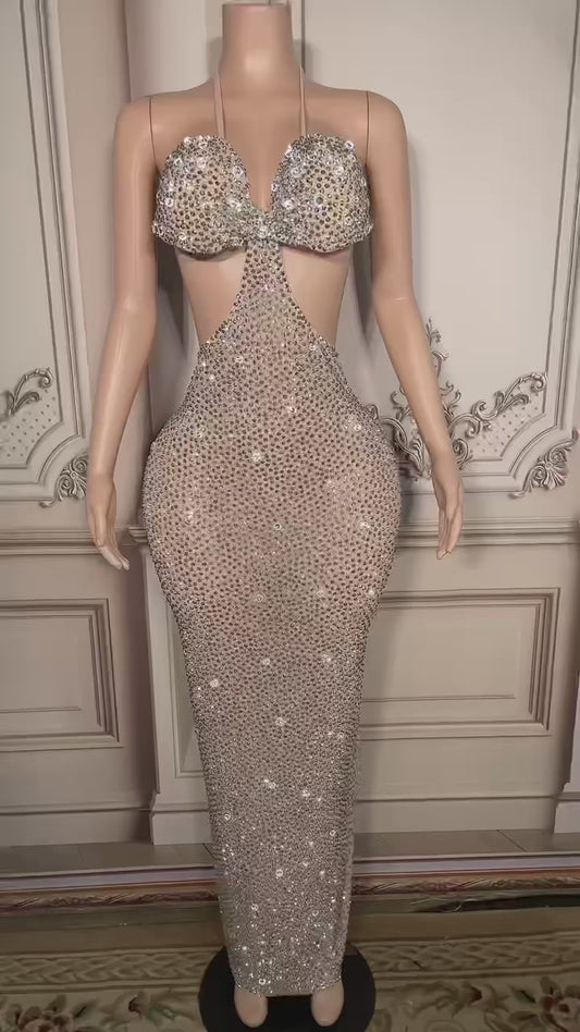 Night Life Crystal Dress