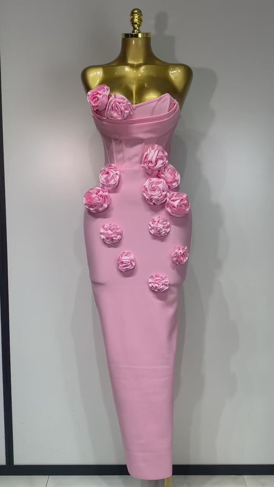 Rosé Romance Dress
