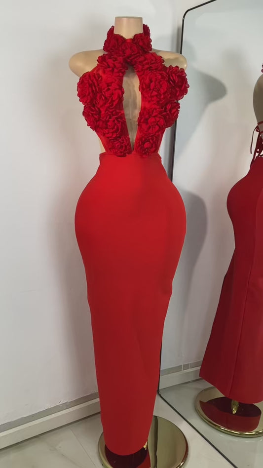 Scarlet Bloom Dress