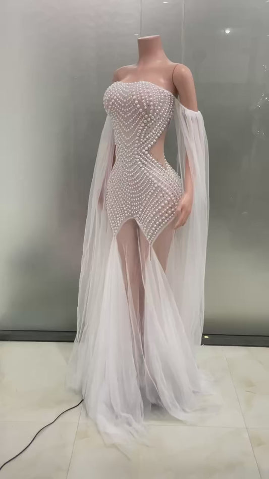 Goddess Pearl Dress