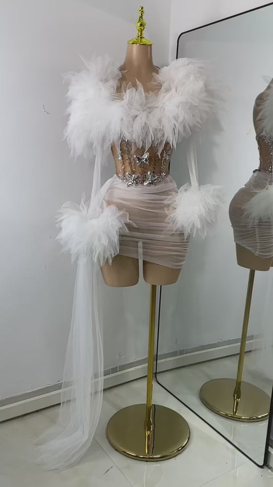 Frosted Luxe Mini Skirt Set