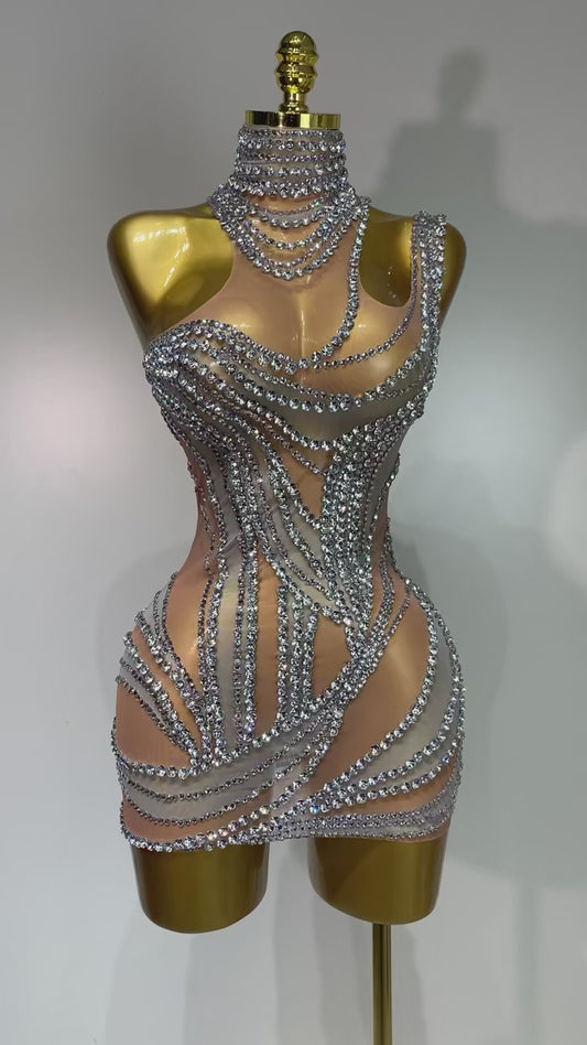 Radiant Temptation Mini Dress