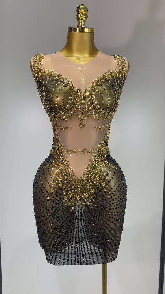 Golden Eclipse Dress