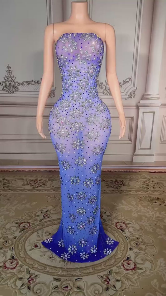 Daring Allure Crystal Dress