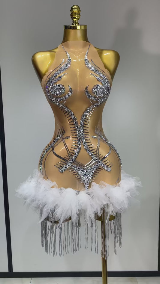 Crystal Swan Dress
