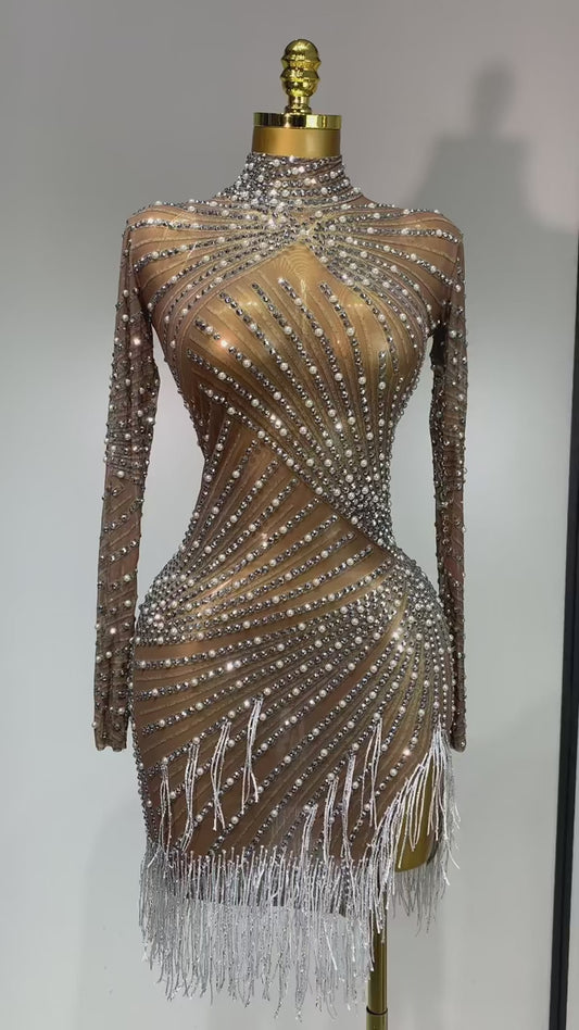 Diamond Swirl Mirage Dress