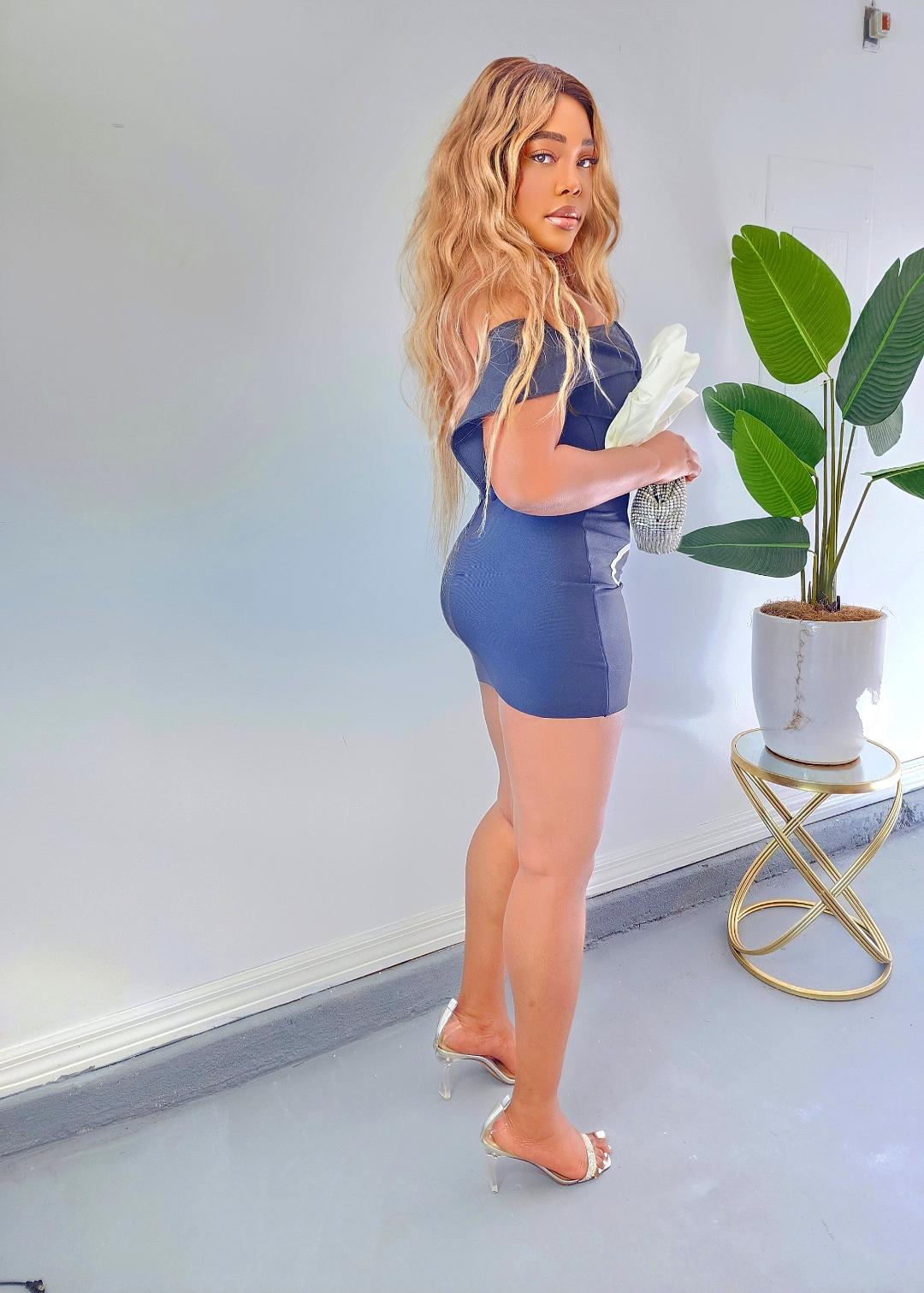 Midnight Demure Dress