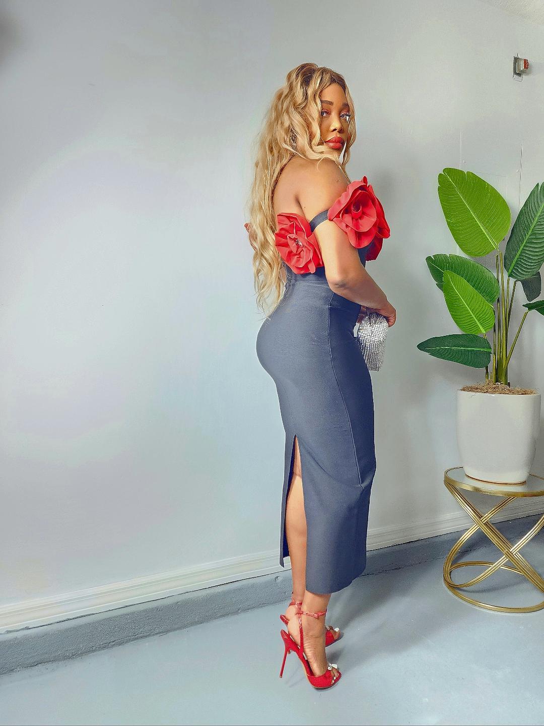 Bouquet of Roses Dress